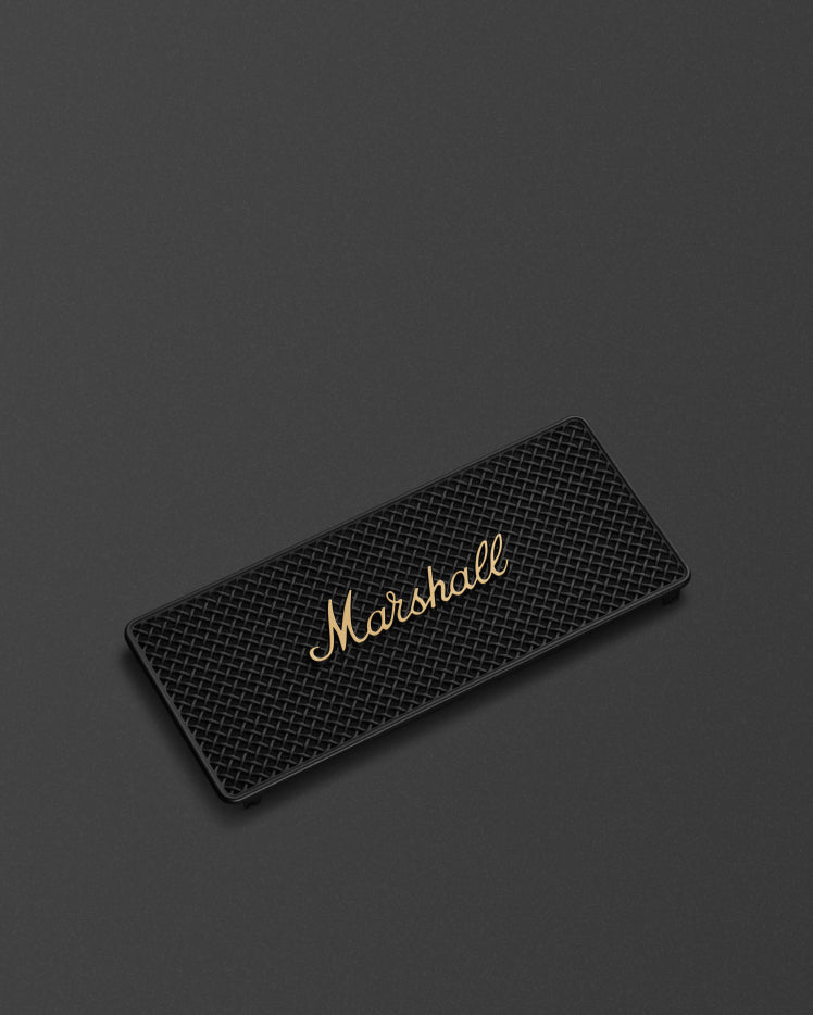 MIDDLETON II BLACK AND BRASS FRONT GRILL