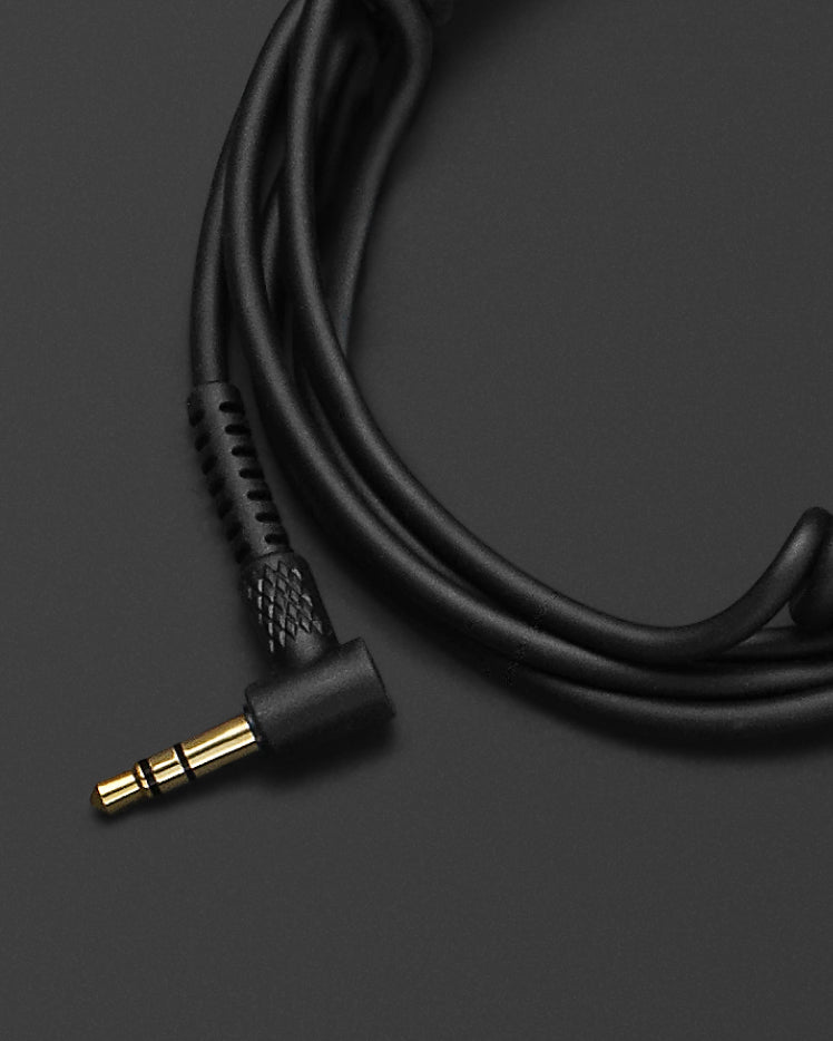 HEADPHONE AUDIO CABLE BLACK