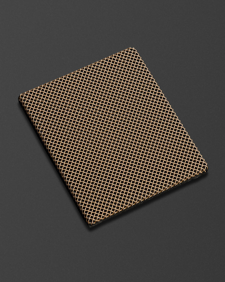 STOCKWELL III BLACK AND BRASS BACK GRILL