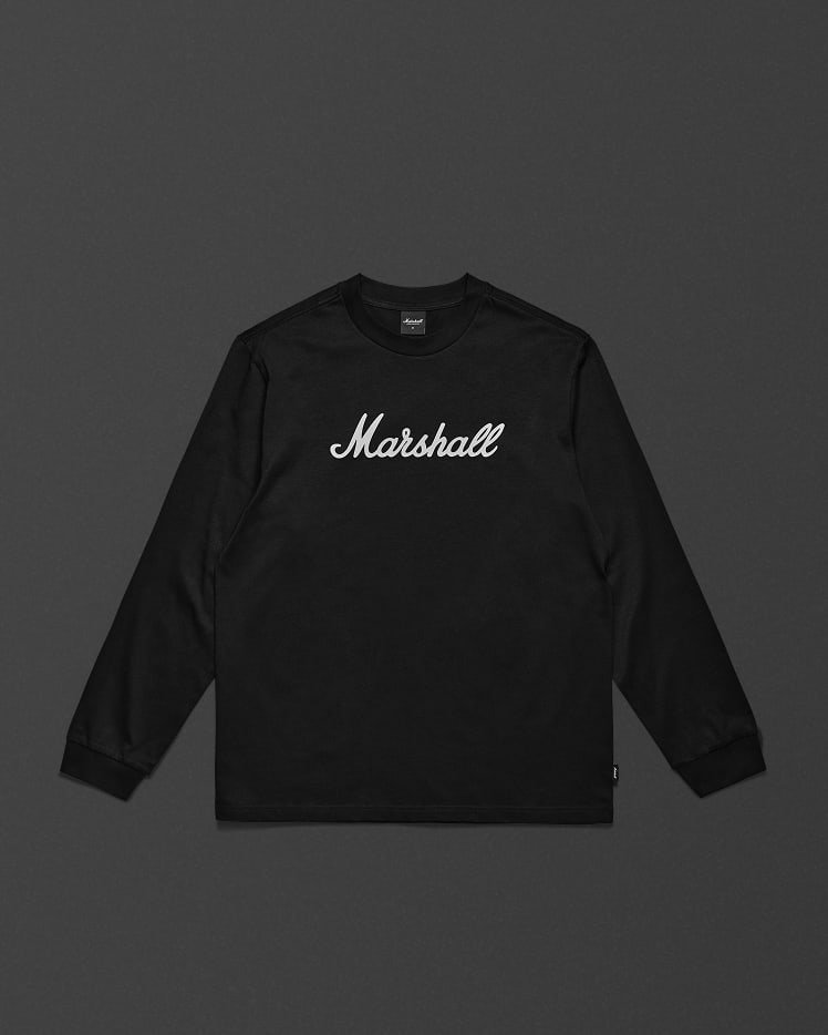 Standard Issue Script Long-Sleeved T-shirt Black XXL