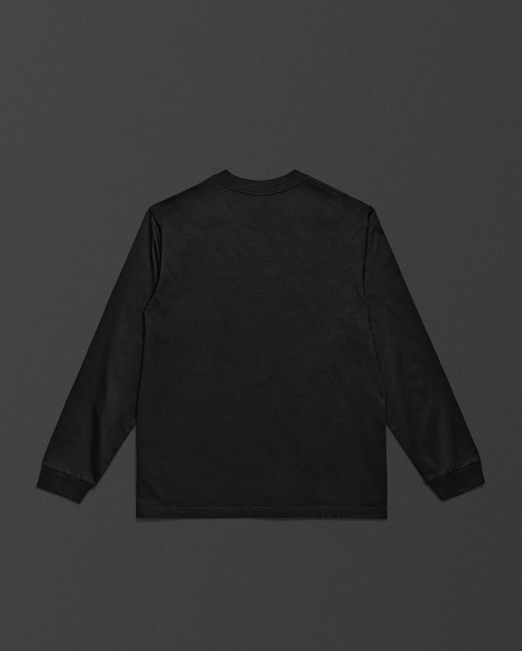 Standard Issue Script Long-Sleeved T-shirt Black XXL