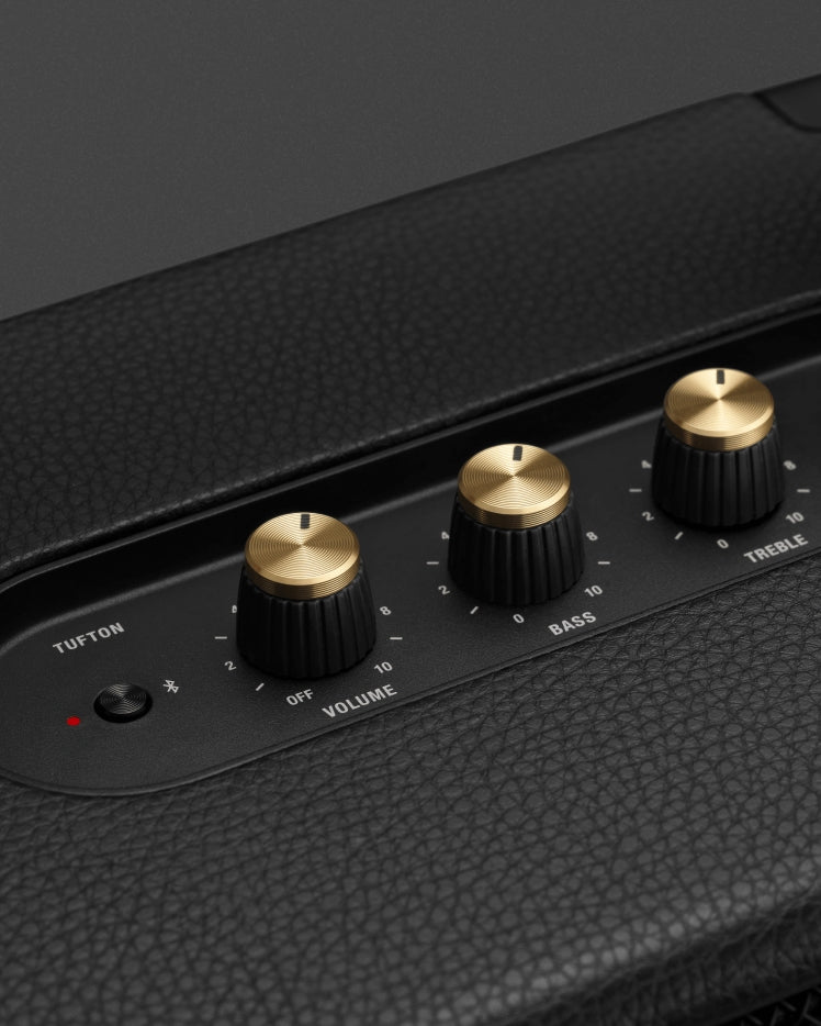 TUFTON BLACK AND BRASS